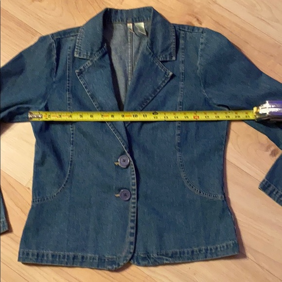 Bill Blass Jean Blazer - Picture 6 of 11